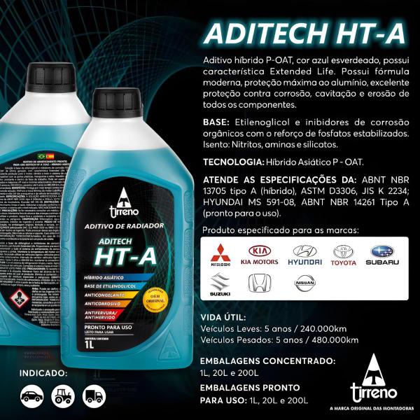 Imagem de 2 Litros Aditivo ADITECH HT-A Híbrido Asiático orgânico / inorgânico Pronto para uso