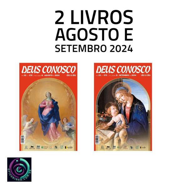 Imagem de 2 Livros Deus Conosco  Agosto e Setembro