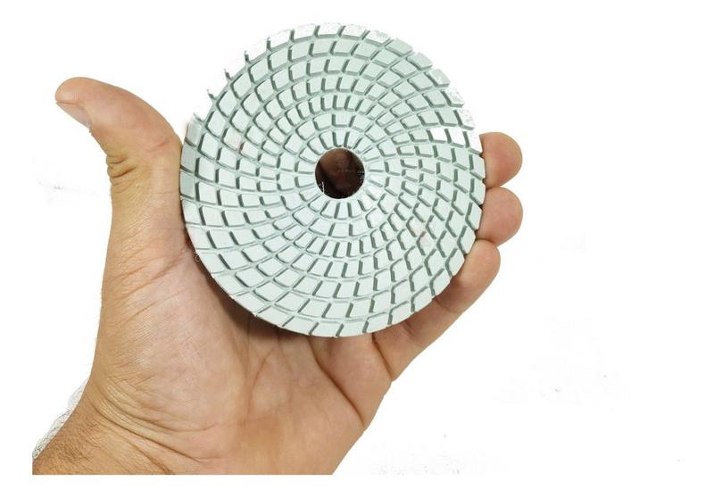 2 Lixa Diamantada para polir porcelanatos marmores e granitos 100mm polimento cortes 45 graus + Sup - Felsen Imagem de 2 Lixa Diamantada para polir porcelanatos marmores e granitos 100mm polimento cortes 45 graus + Sup
