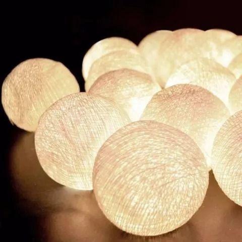 Imagem de 2 Luminária Cordão De 10 Leds Fio De Luz Decoração Festa