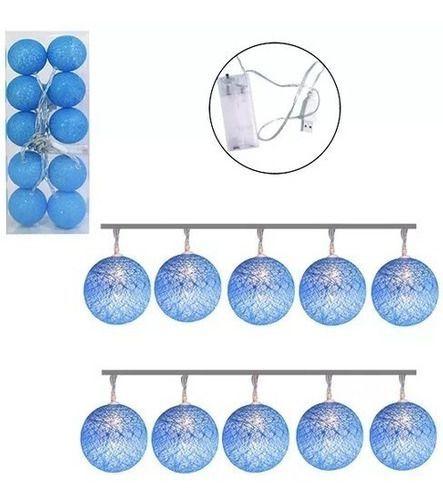 Imagem de 2 Luminária Cordão De 10 Leds Fio De Luz Decoração Festa