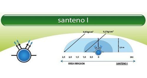 Imagem de 2 Mangueiras De Irrigação Santeno 100m Nº1 + 3 Peças