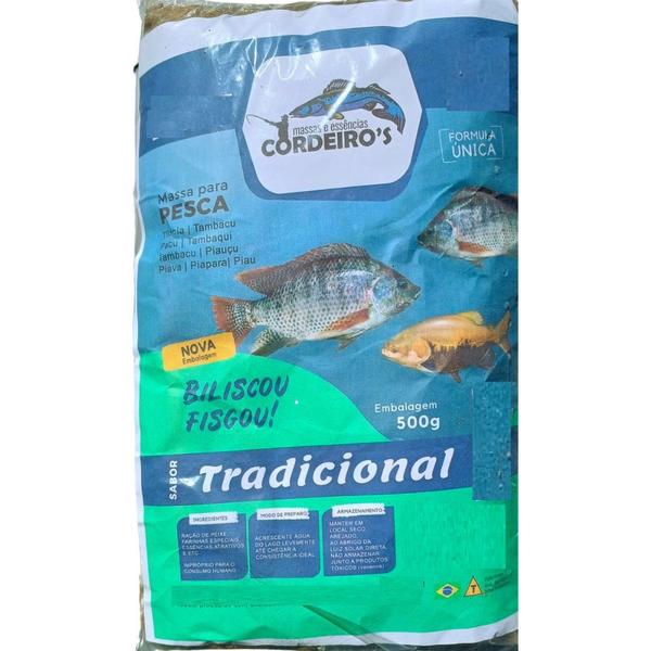 Imagem de 2 Massa de Pesca Tilapias Tambaqui Sabor Tradicional