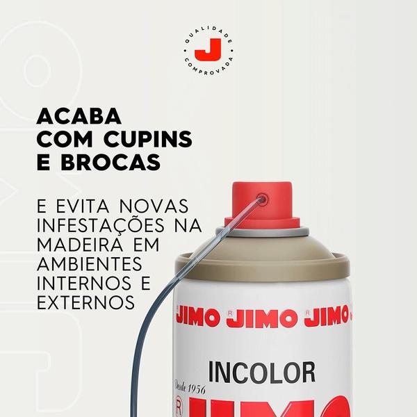 Imagem de 2 Mata Cupim Gimo Rapido Mata Tudo Aerosol 400ml 