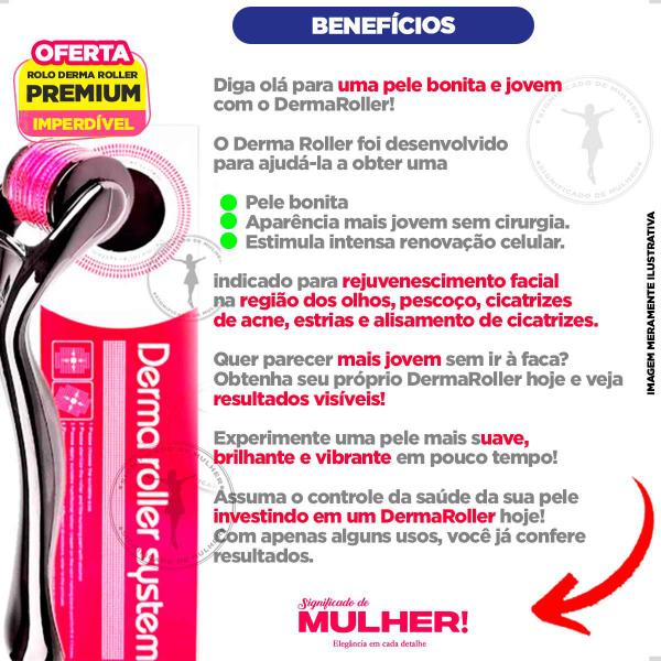 Imagem de 2 Microagulhamento Dermaroler +Hialuronico Vitamina C