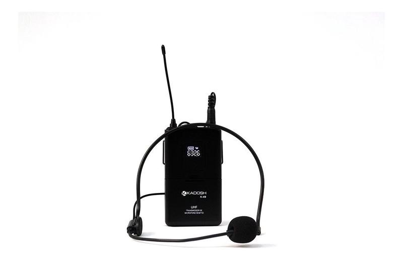 Imagem de 2 Microfone Sem Fio Uhf K412c C/ Bodypack Receptor 2 Antenas