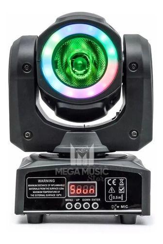 Imagem de 2 Mini Moving Farol Beam 60w 2in1 Effect Color Beam Led 6