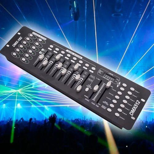 Imagem de 2 Mini Moving Spider Beam 8 Leds De 5w Rgbw + Mesa DMX 512-16