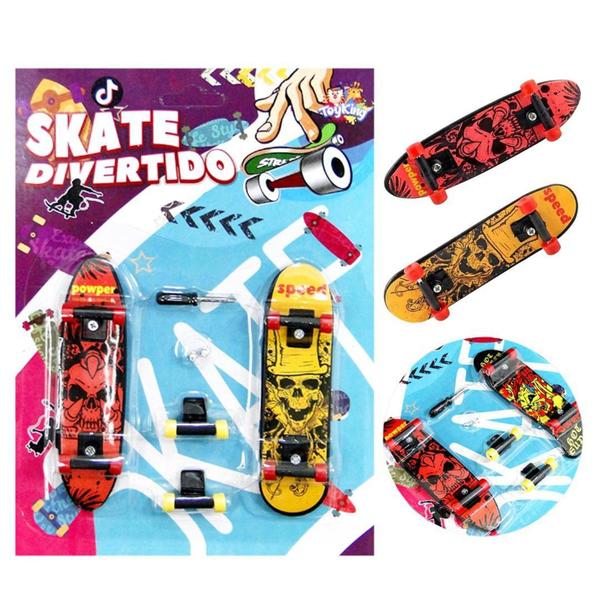 2 Mini Skates de Dedo Radical Fingerboard Com Acessorios - Toy King Imagem de 2 Mini Skates de Dedo Radical Fingerboard Com Acessorios - Toy King