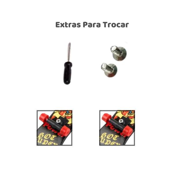 2 Mini Skates de Dedo Radical Fingerboard Com Acessorios - Toy King Imagem de 2 Mini Skates de Dedo Radical Fingerboard Com Acessorios - Toy King
