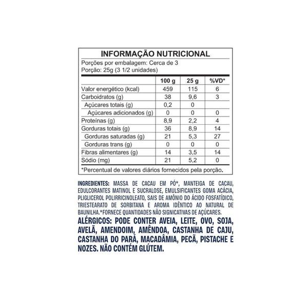 Imagem de 2 Musas 70% cacau + 2 deli deli 70% cacau zero adição de açúcares