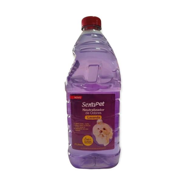 Imagem de 2 Neutralizador Odor Pet Desinfetante Cheiroso 2 Litro Lavanda Marine Citronela Eucalipto - Envio Já