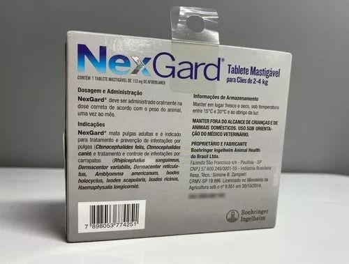 Imagem de 2 Nexgard Para Cães De 25 A 50 Kg 2 Cp Antipulgase Carrapato