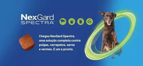 Imagem de 2 Nexgard Spectra 3,6 A 7,5kg Pulgas Carrapato Sarna Verme