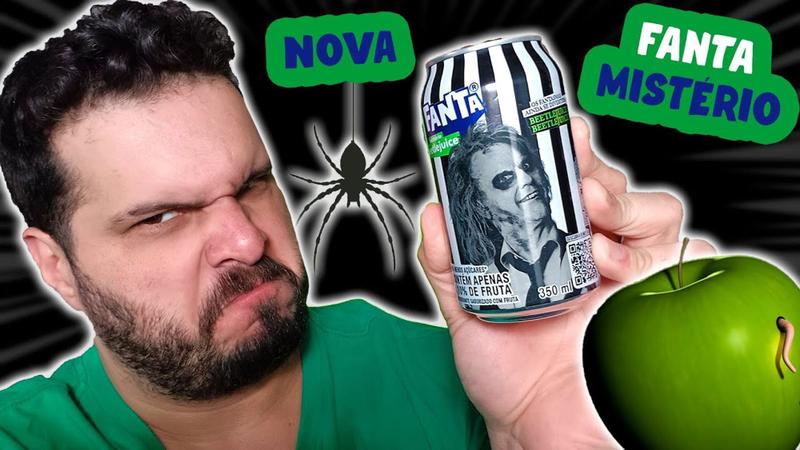 Imagem de 2 Nova Fanta Beetle Juice 350ml sabor mistério