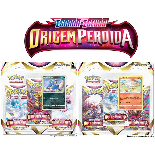 Imagem de 2 Pack Triplo Pokémon Espada e Escudo 11 Origem Perdida