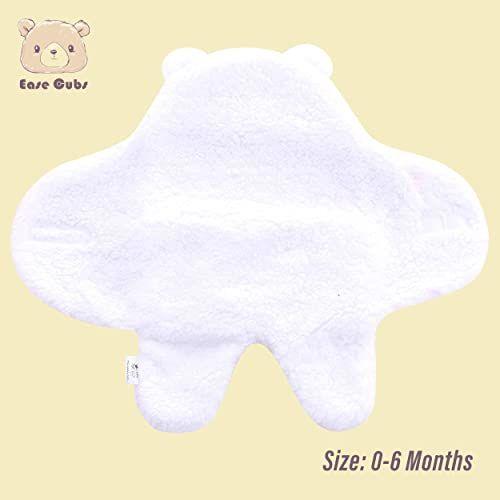 Imagem de 2 Pack Ultra Warm Sherpa Plush Baby Sleeping Swaddle Wrap - Recém-nascido Essentials Must Haves para 0-6 Meses - Baby Shower Registry Search Gifts for Boys Girls - Baby Stuff Accessories (Cinza e Branco)