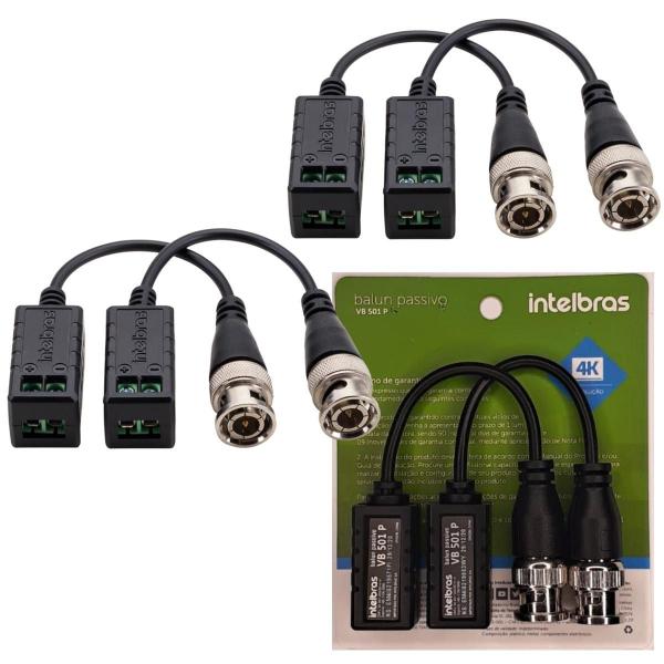 Imagem de 2 Pares Balun passivo vídeo VB 501 P Intelbras Resolução 4K