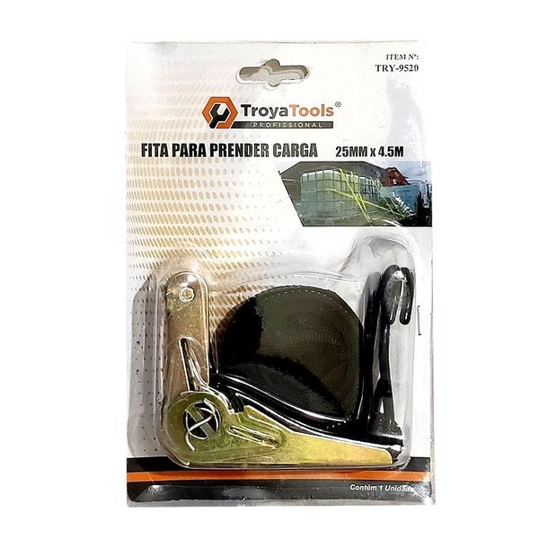 2 Pares Fita Amarração Carga Bagageiro Teto Preto/Laranja - Troya Tools Imagem de 2 Pares Fita Amarração Carga Bagageiro Teto Preto/Laranja