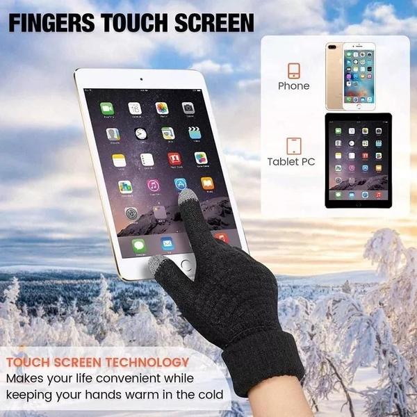 Imagem de 2 Pares Luva Touch Screen Roupas Térmicas Uv Protection Neve