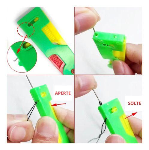 Imagem de 2 Passador Colocador Linha Na Agulha Maquina Costura Manual