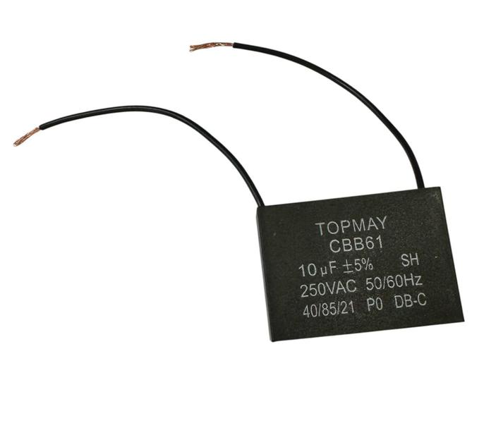 Imagem de 2 pçs - capacitor de partida acv 10uf x 250v - 10uf x 250vac