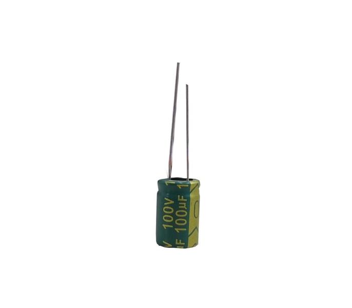 Imagem de 2 peças - capacitor  eletrolitico 100x100v - 100uf x 100v