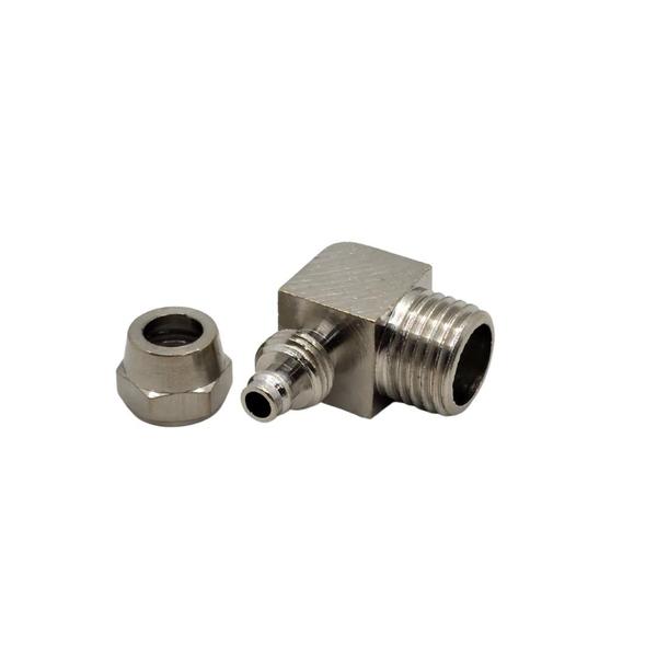 Imagem de 2 peças Conector Cotovelo Tubo 10mm Rosca 1/4 Suspensão a Ar