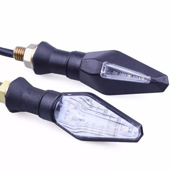 Imagem de 2 peças Seta Pisca Led Moto Universal Cb300 Cb Hornet Xj6 1 par