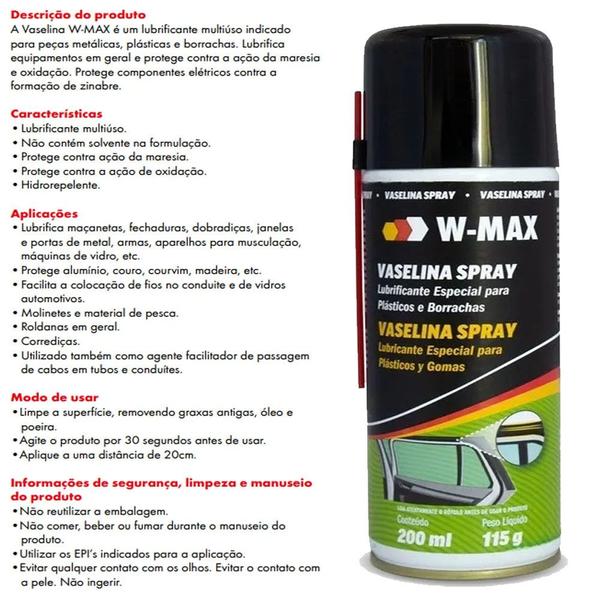 Imagem de 2 Peças - Vaselina W-max Spray De 200ml - By Wurth