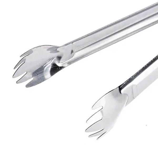 Imagem de 2 Pegadores Inox Multiuso Weck 18cm Carnes Gelo Frutas Frios