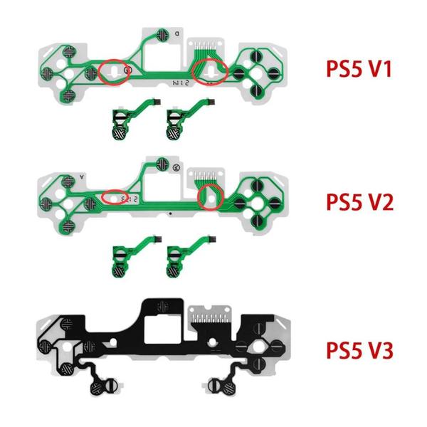 Imagem de 2 Películas Mantas Condutivas para Controle V3 Compatíveis com PlayStation 5 Ps5