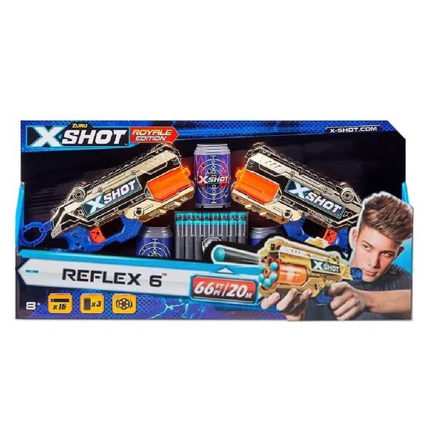 2 Pistolas Lançadores Lança Dardo Lançadores X-Shot Royale - Zuru Xshot Imagem de 2 Pistolas Lançadores Lança Dardo Lançadores X-Shot Royale