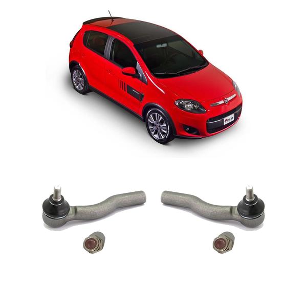 Imagem de 2 Pivô Braço Terminal Direção Fiat Novo Palio 2012 2013 2014