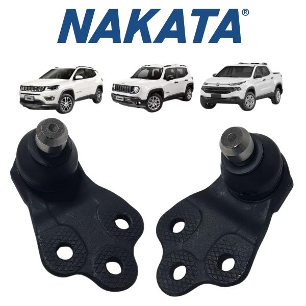 Imagem de 2 Pivô Da Suspensão Nakata Dianteira Fiat Toro 2016 A 2020