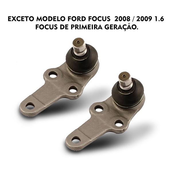 Imagem de 2 Pivô Inferior Balança Dianteira Ford Focus 2000 2001 2002