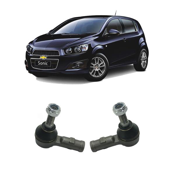 Imagem de 2 Pivô Ponteira Direção Dianteira Chevrolet Sonic 2012 13 14