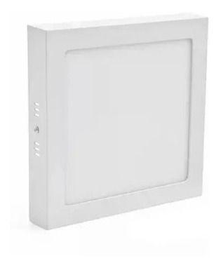 Imagem de 2 Plafon Painel Quadrado Sobrepor 18w Branco Quente 3000k