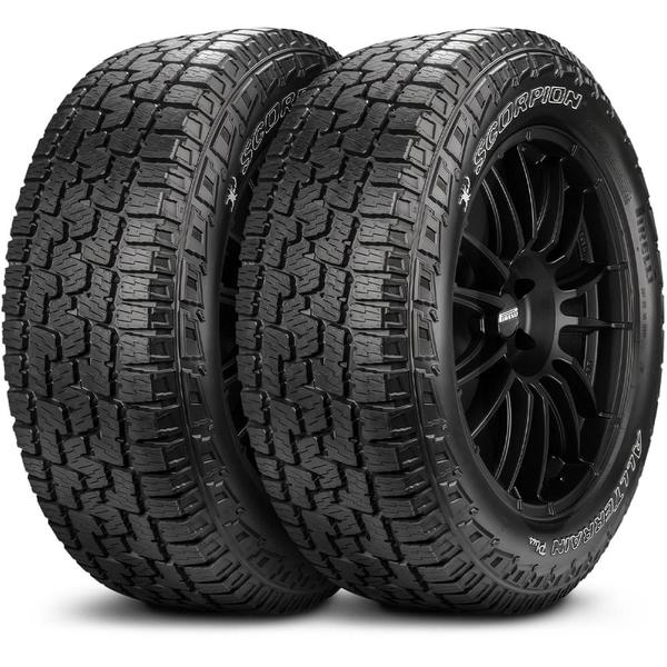 2 Pneu 265/60R18 Pirelli Scorpion A/T Plus Letras Brancas