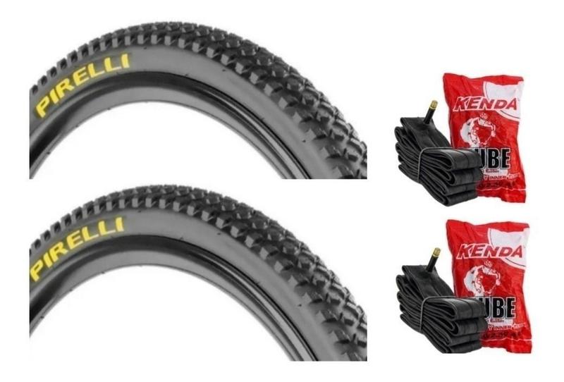 Imagem de 2 Pneu Pirelli Scorpion Mtb Aro 26x2.0 + 2câmara 26 Kenda