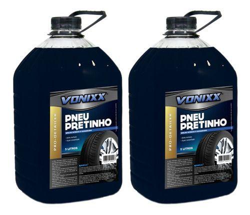 Imagem de 2 Pneu Pretinho Brilhoso Roda, Intense 500ml