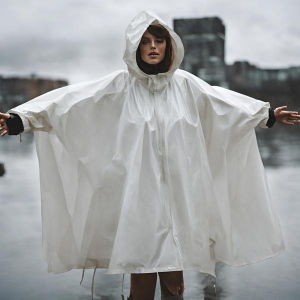 Imagem de 2 Ponchos Capas Chuva Emergência Camping Tamanho Único Color