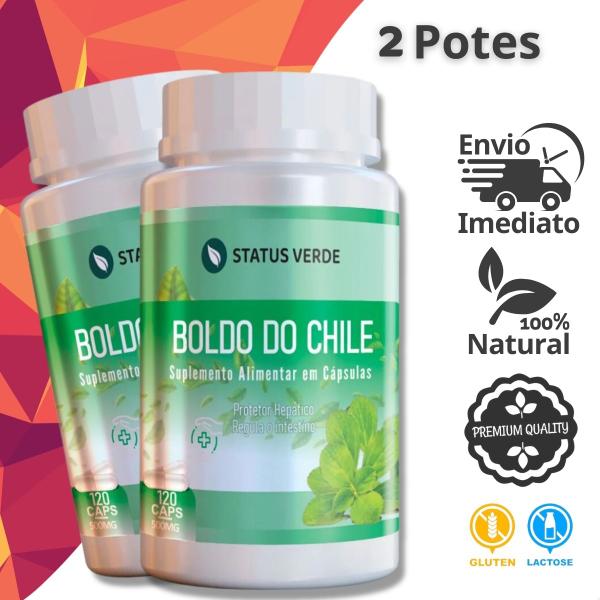 Imagem de 2 Potes Aloe Vera Kit 120 Cáps - Status Verde