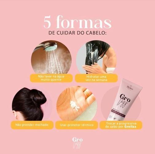 Imagem de 2 Progressivas De Chuveiro Profissional Gro Lizz 200Gr