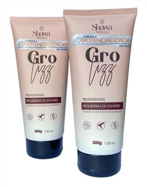 Imagem de 2 Progressivas De Chuveiro Profissional Gro Lizz 200Gr