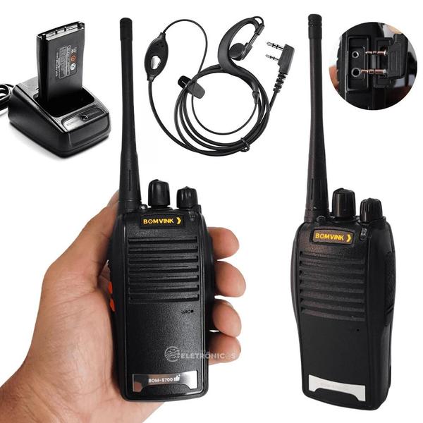 Imagem de 2 Rádios Walkie-Talkie de 16 Canais para Aventura Kit de Comunicação BOM5700