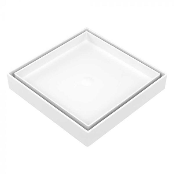 Imagem de 2 Ralos Oculto 15x15 Invisível Seca Piso Porcelanato PVC