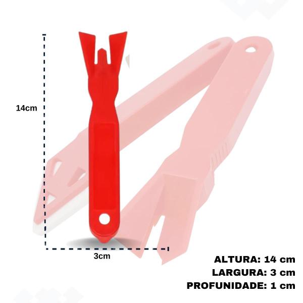 Imagem de 2 Raspador Removedor Rejunte De Rebarba Calafetagem