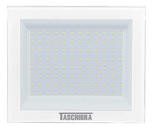 Imagem de 2 Refletor Taschibra Led 100w Branco Luz Quente 3000k Bivolt