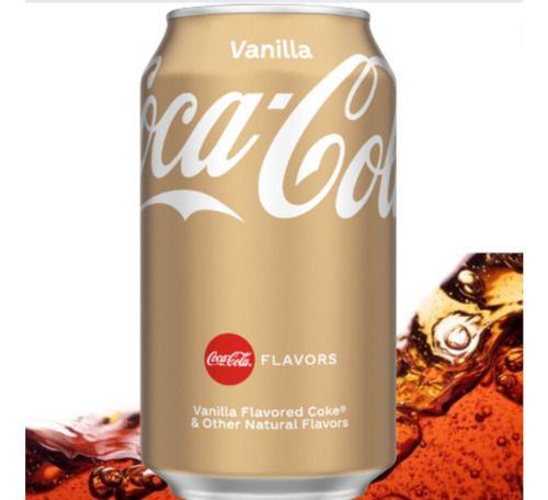 2 Rerigererantes Importado Coca Cola Cherry & Vanilla 330ml Imagem de 2 Rerigererantes Importado Coca Cola Cherry & Vanilla 330ml